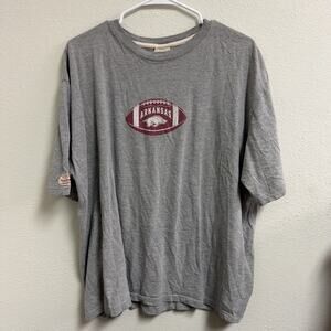 Houndstooth XXL Arkansas Razorbacks T Shirt Double Sided Pride And Tradition